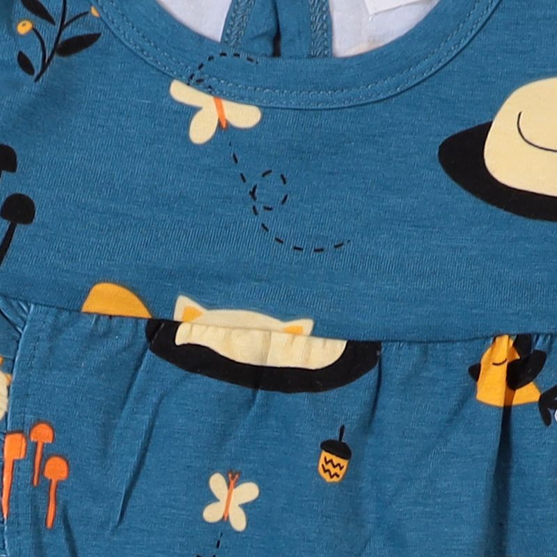 CAT PRINT WRAP OPEN DRESS (Copy)