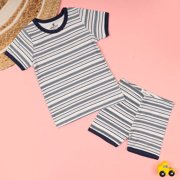 BLUE STRIPES T SHIRT