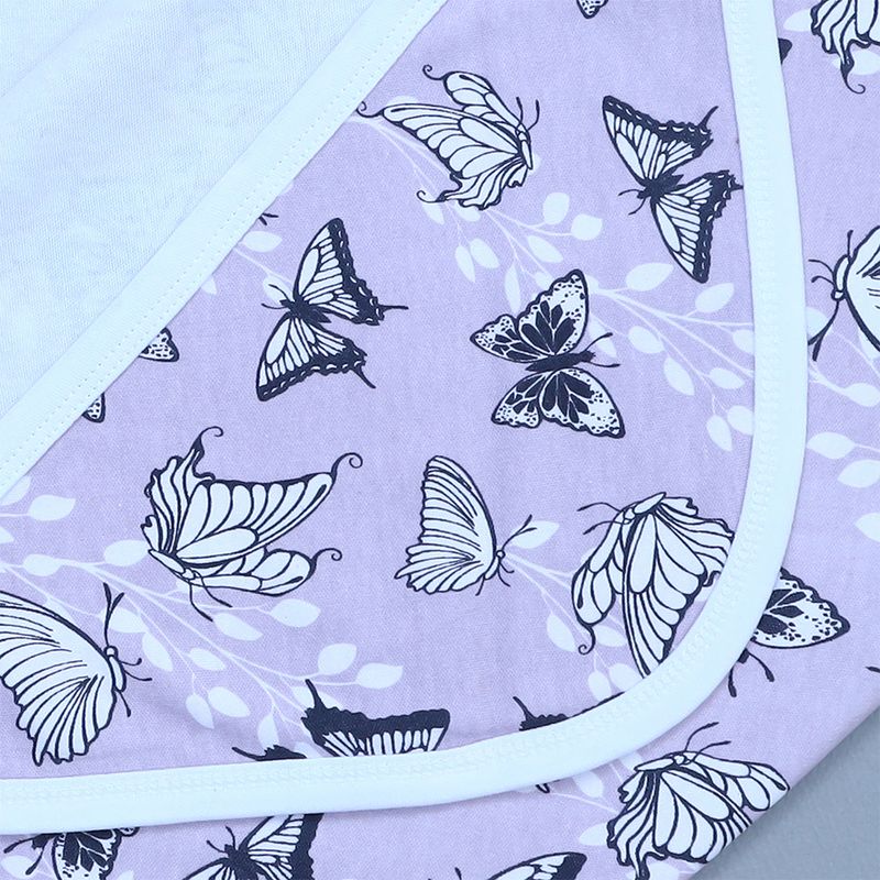 BUTTERFLY AOP HOOD-BLANKET