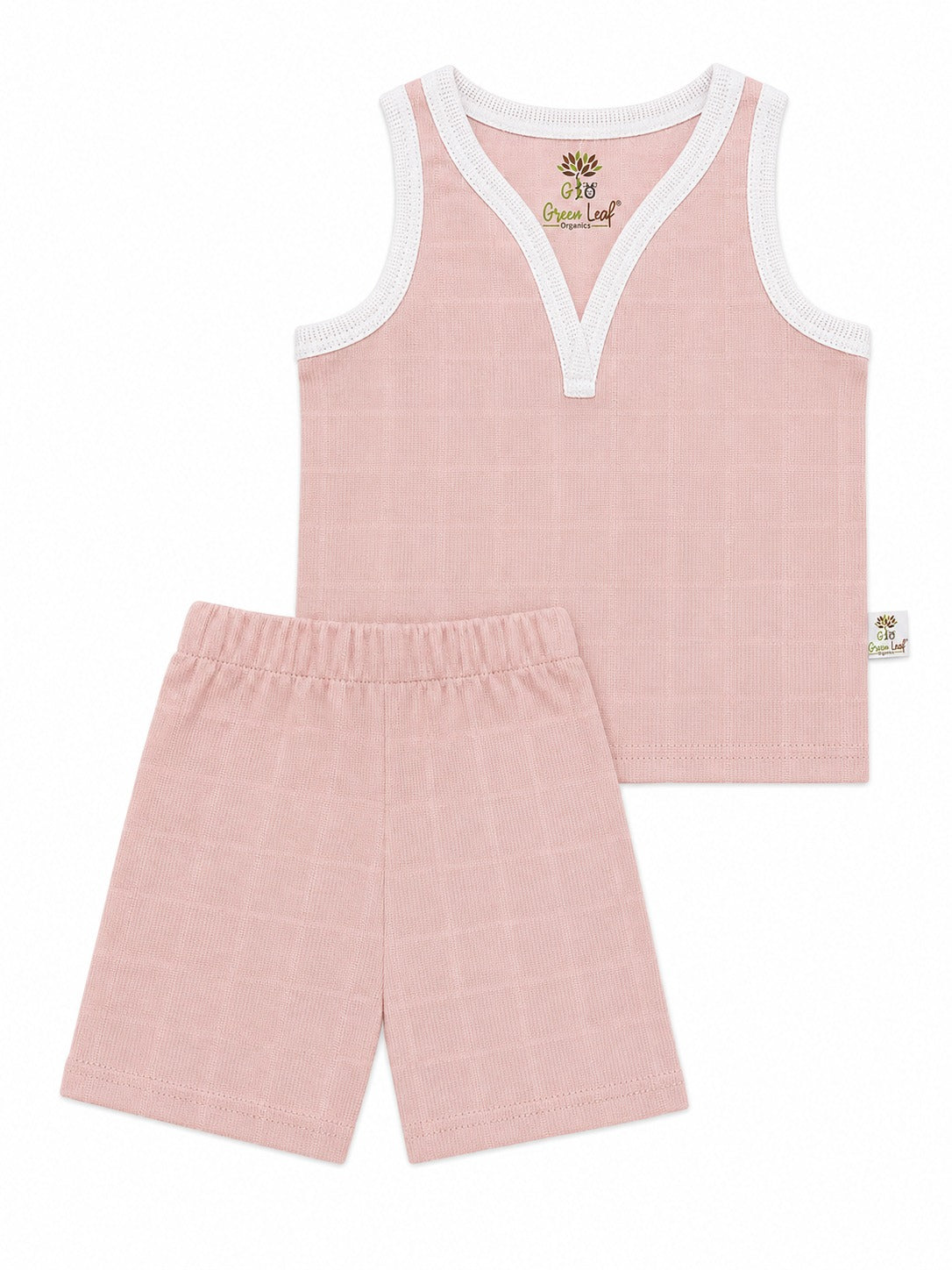 Muslin Co-ords | Comfortable Unisex Vest And Shorts Set