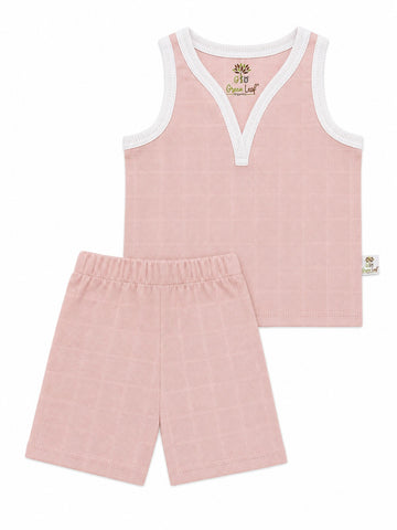 Muslin Co-ords | Comfortable Unisex Vest And Shorts Set