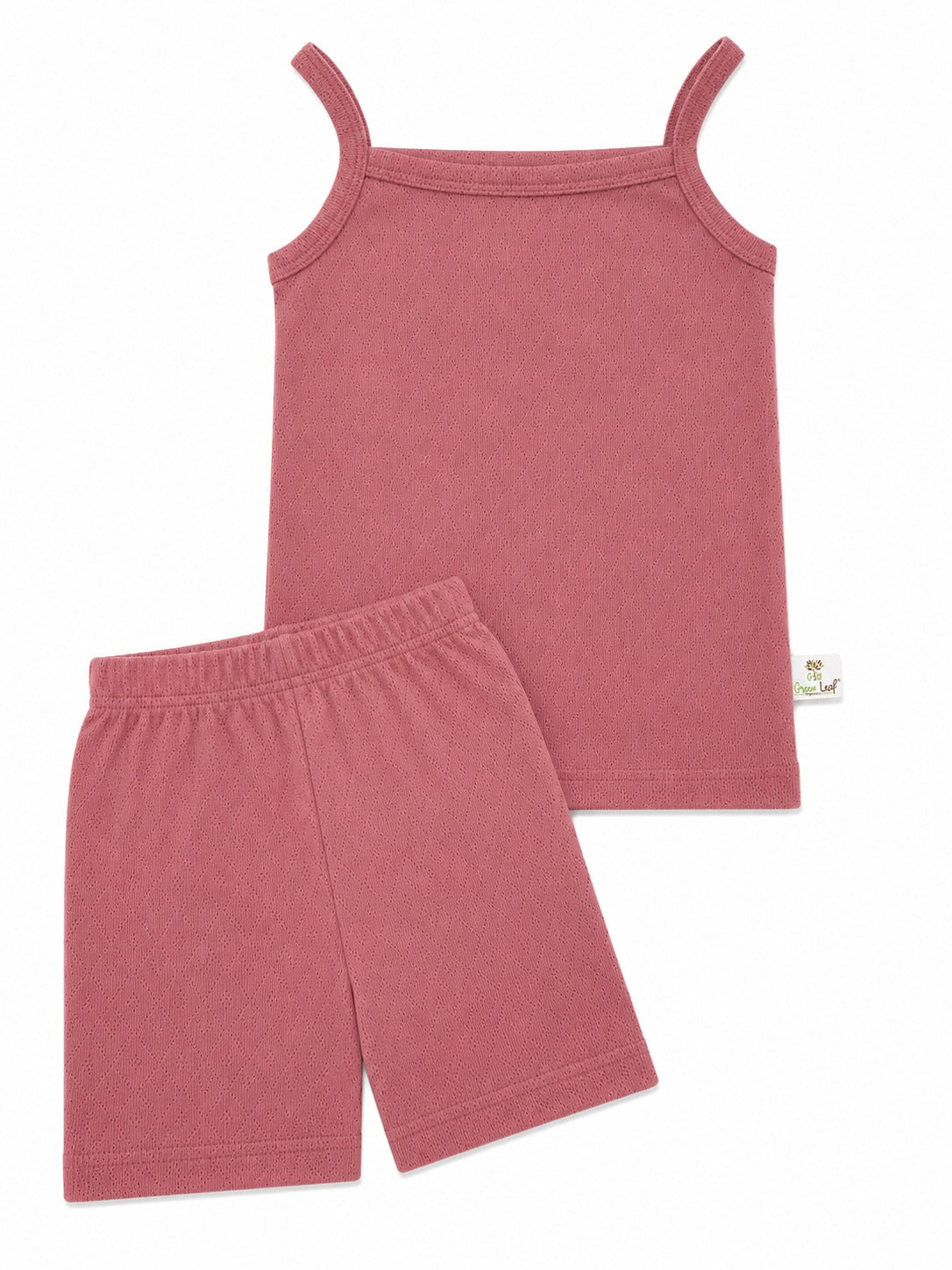 Pointelle Vest & shorts Set | Unisex