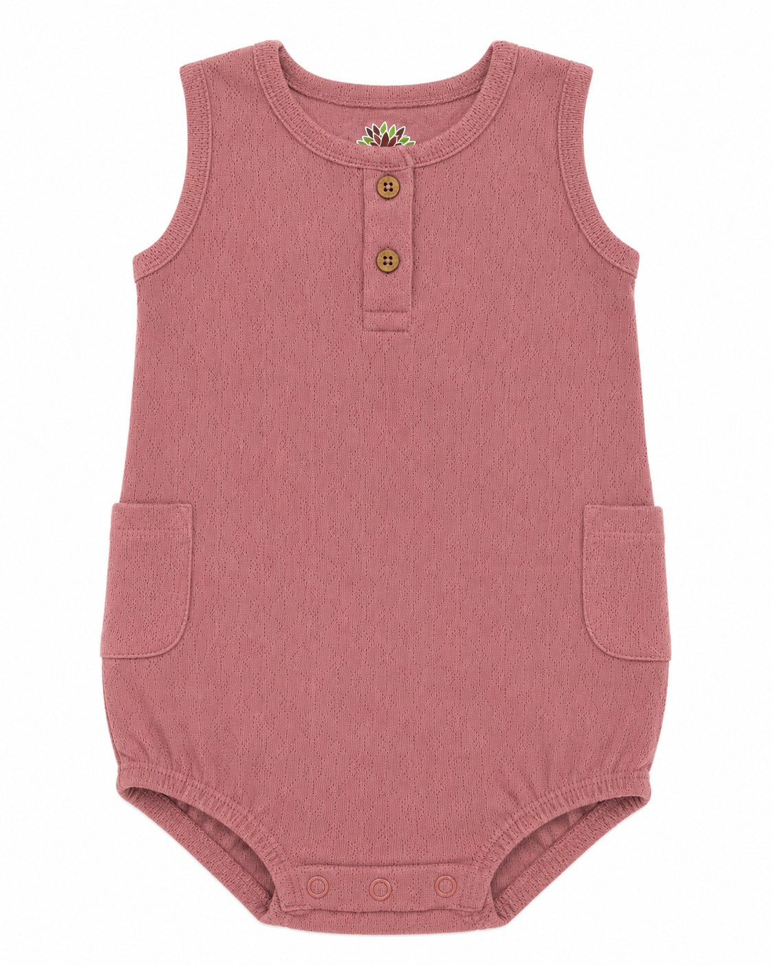 Pointelle|Unisex Romper|Sleeveless