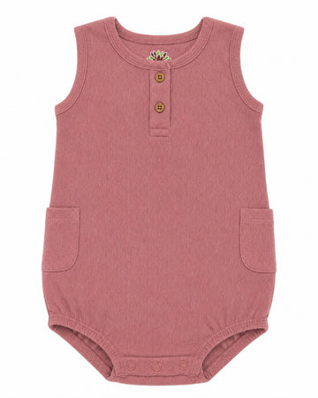 Pointelle|Unisex Romper|Sleeveless