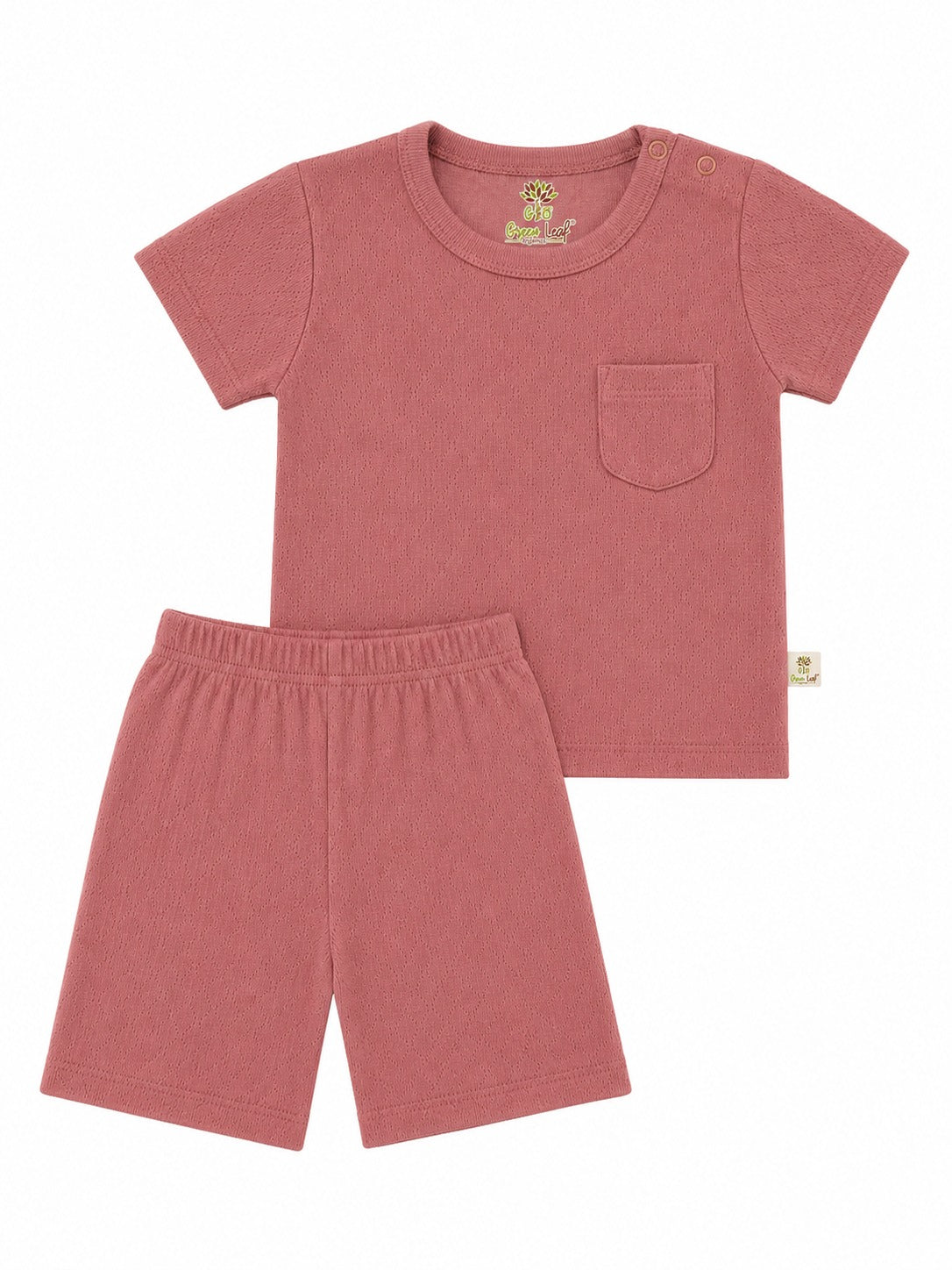 Pointelle | Unisex | Co-ord Set | Half Sleeve