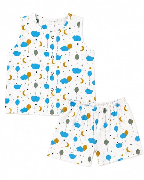 Baby Printed Jabla & Shorts Set 2