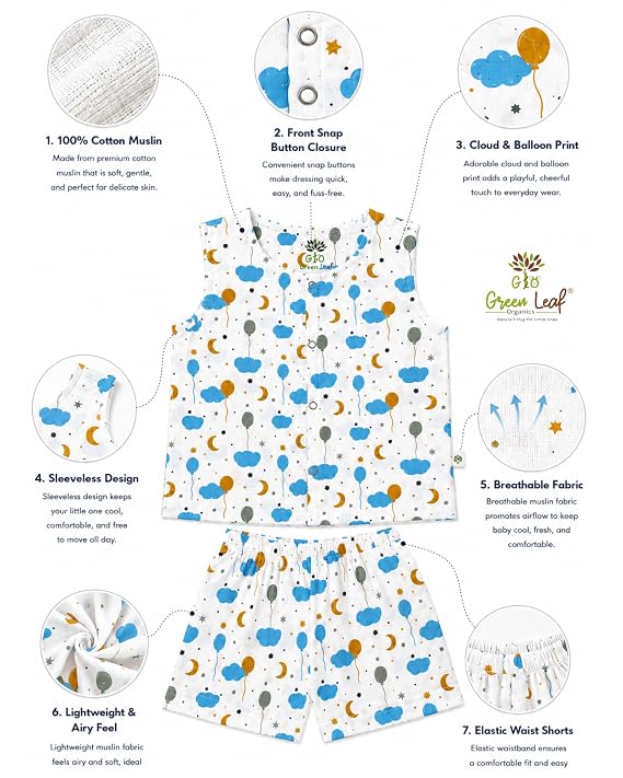 Baby Printed Jabla & Shorts Set 2