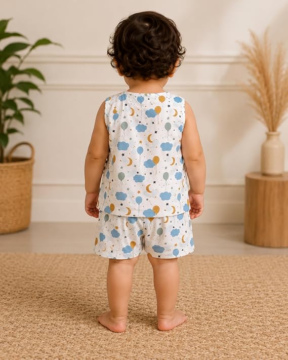 Baby Printed Jabla & Shorts Set 2