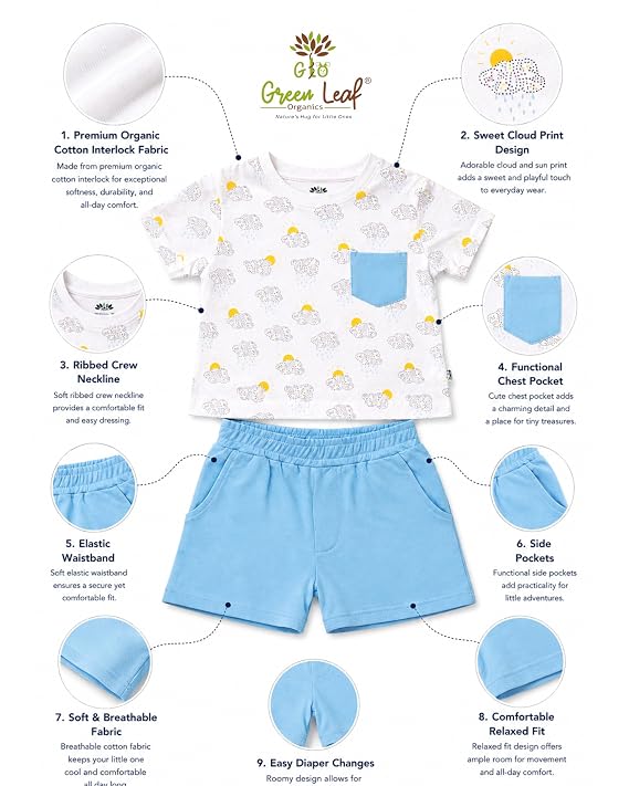Baby Boys T-Shirt & Shorts Set