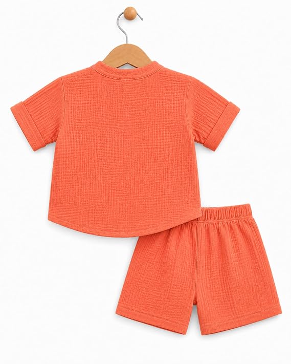 Baby Boys Printed T-Shirt & Shorts Set 2