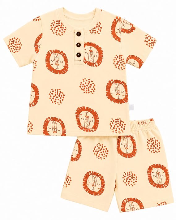 Baby Boys Printed T-Shirt & Shorts Set 4
