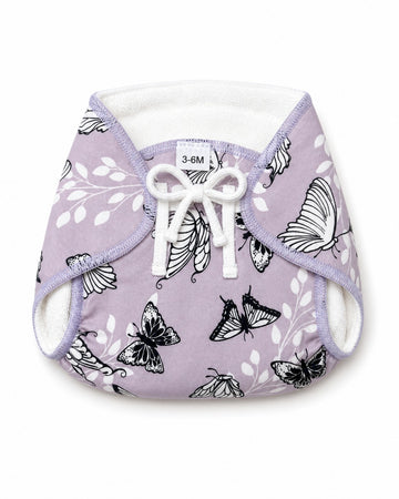 Baby Reusable Diaper Nappy with White Knot | Washable & Soft|Unisex