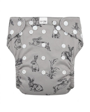 Green Leaf Organics Reusable Cloth Diaper | Organic Cotton | Adjustable Fit