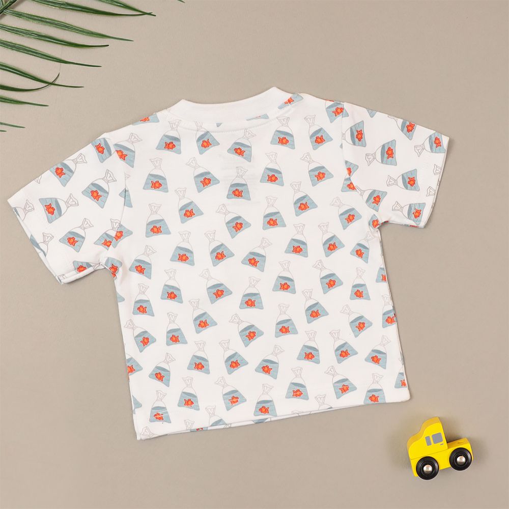 MIXED POCKET T-SHIRT