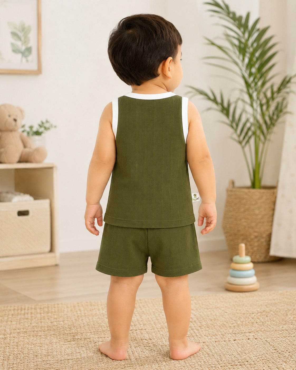 Muslin Co-ords | Comfortable Unisex Vest And Shorts Set