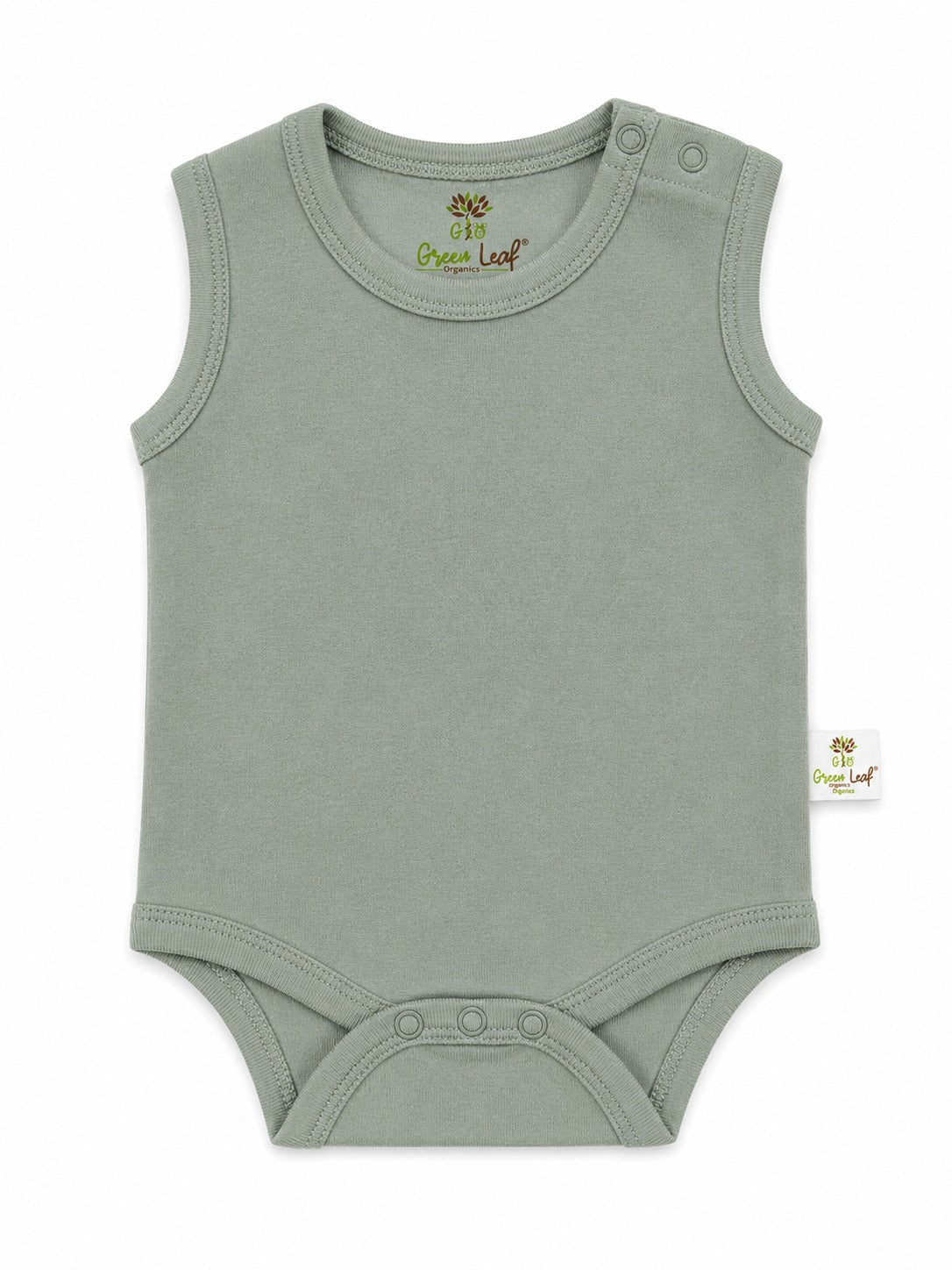 Baby Singlet Onesie with Snap Buttons | Sleeveless Bodysuit | Unisex