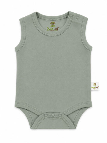 Baby Singlet Onesie with Snap Buttons | Sleeveless Bodysuit | Unisex