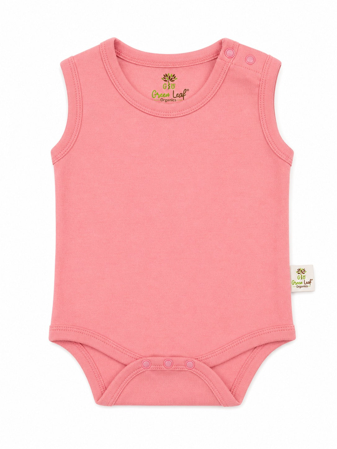 Baby Singlet Onesie with Snap Buttons | Sleeveless Bodysuit | Unisex