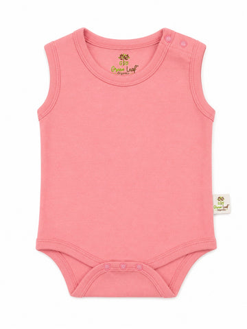 Baby Singlet Onesie with Snap Buttons | Sleeveless Bodysuit | Unisex