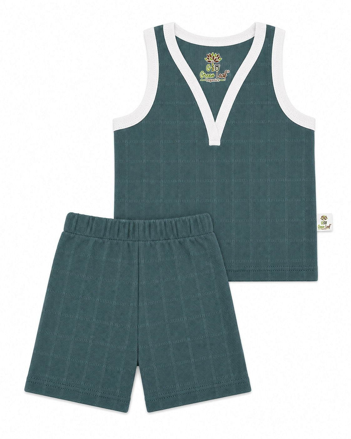 Muslin Co-ords | Comfortable Unisex Vest And Shorts Set