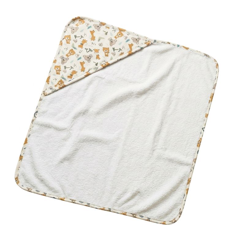 BEAR AOP  RECEIVING  BLANKET